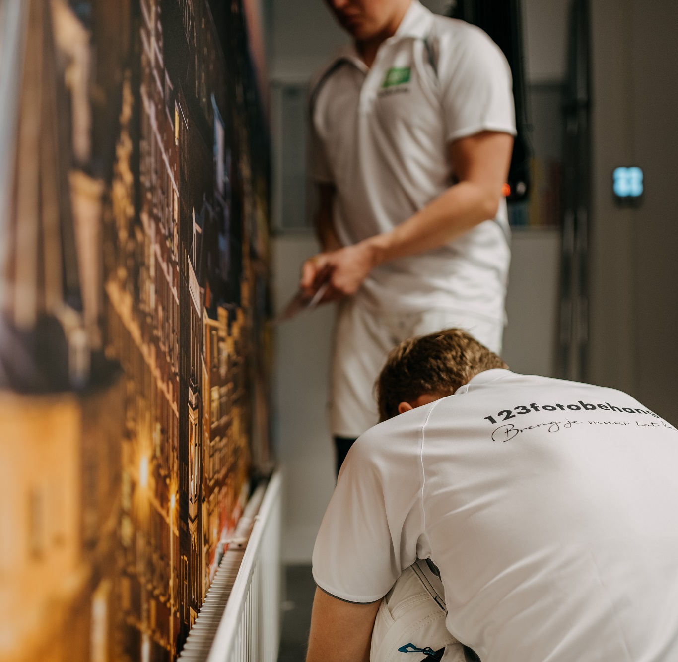 Fotobehang ontwerp en montage ziekenhuis